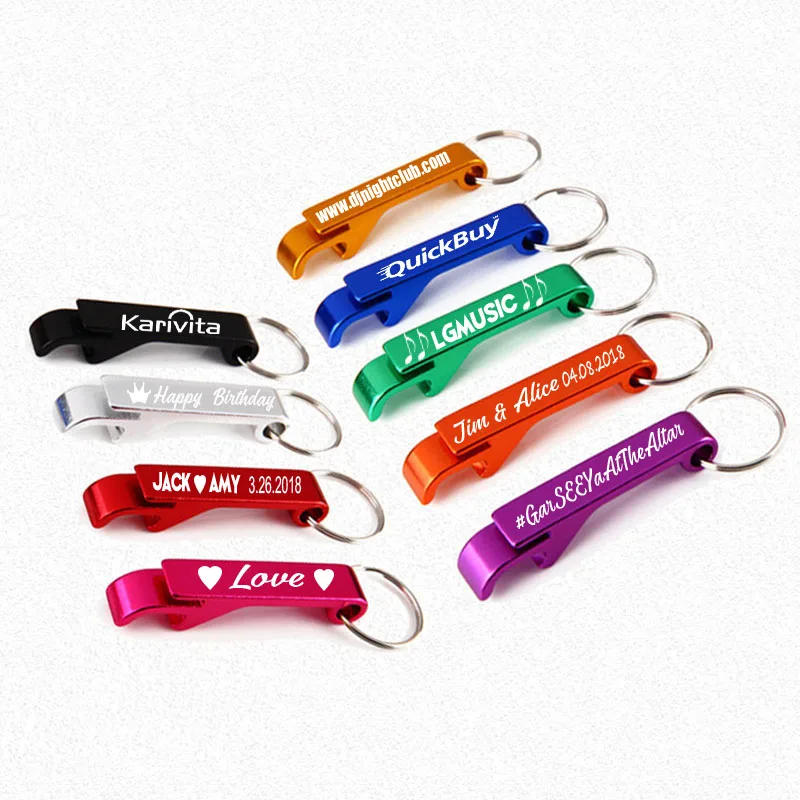Продвижение подарки открывалка персональный гравированный для бутылок брелки
