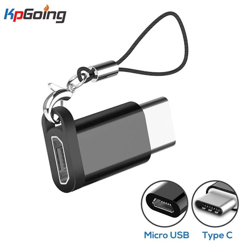 Брелок адаптер Micro USB Женский к USBC Мужской конвертер для huawei mate 20 X Pro P20 samsung S9 Micro Usb к type-C зарядное устройство