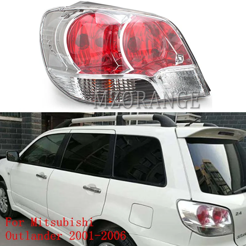MZORANGE Tail светильник лампы для Mitsubishi Outlander 2001 2002 2003 2004 2005 2006 хвост задний стоп сигнал
