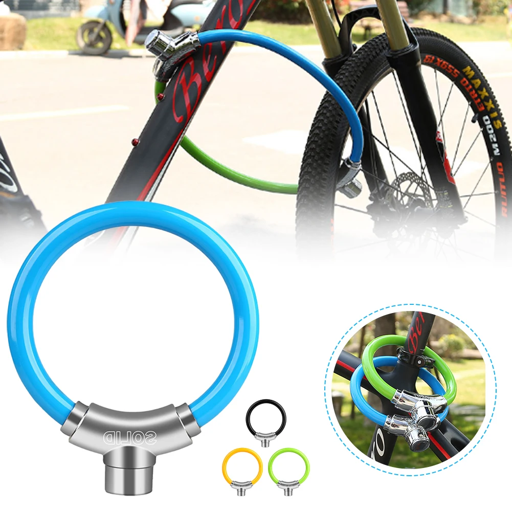 

Bike Lock Mini Chains Lock Bicycle Security Lock Bike Equipment Portable MTB Anti-theft Ring Lock For Mountain Bike Road Bike