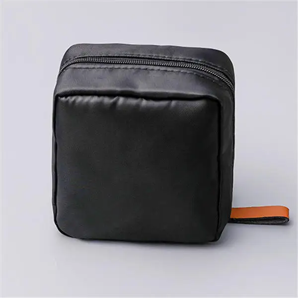 black PURDORED, 1 шт., одноцветная косметичка, кактус, дорожная косметичка для Хранения Туалетных принадлежностей, косметичка, косметичка, органайзер, Прямая поставка - Цвет: black