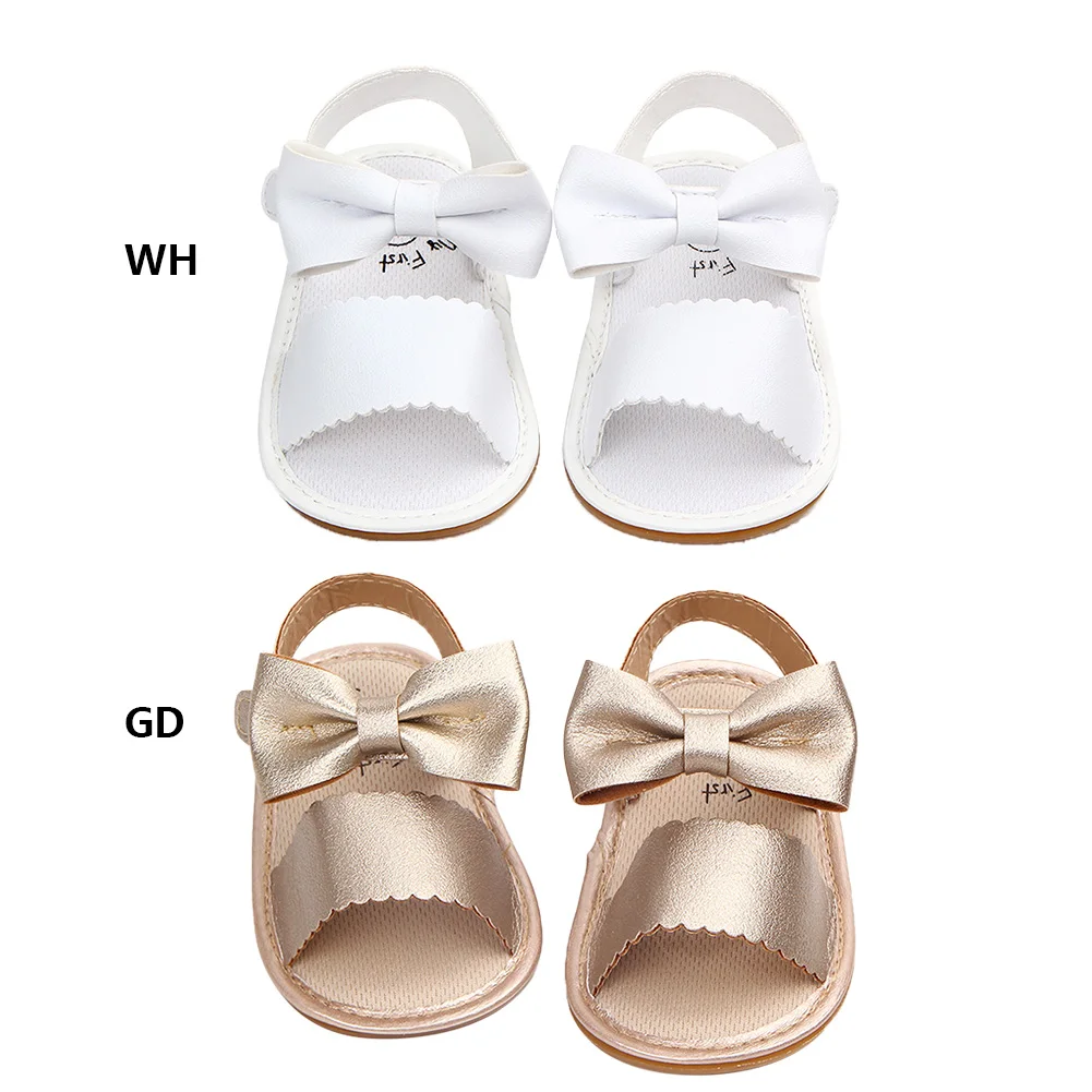 Сандалии для новорожденных и маленьких девочек Нескользящая обувь из