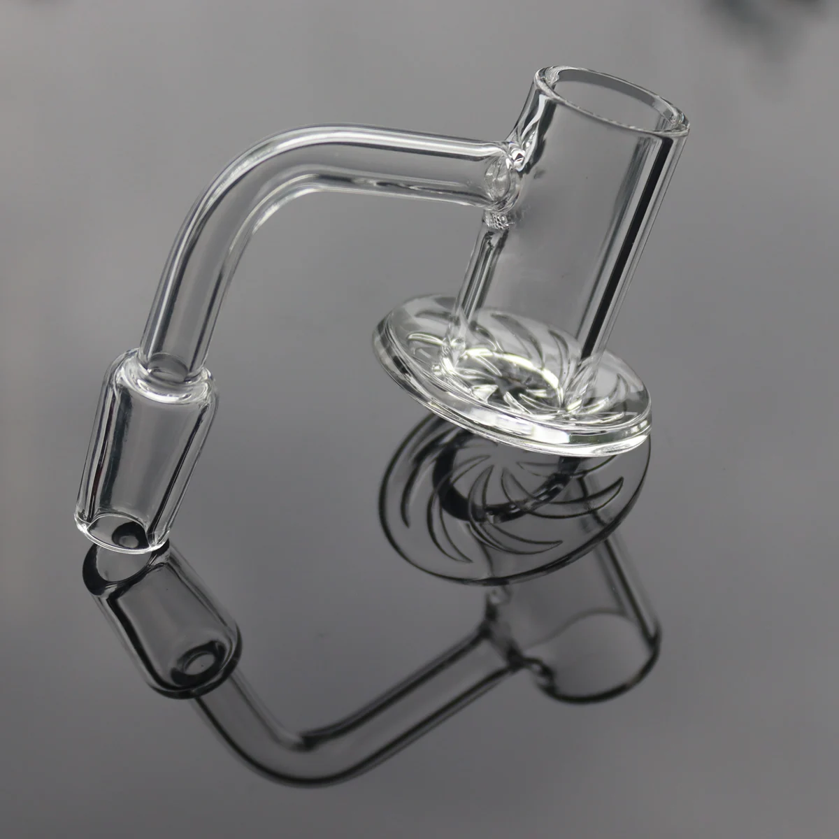 

Free Shiping Blender Style Qz Banger Nails With Cyclone Bottom 14mm Male Seamless For Dab Rigs Glass Bong Accessories