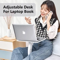 desk for laptop book notebook folding table multi function learning reading desk heightening bracket stand