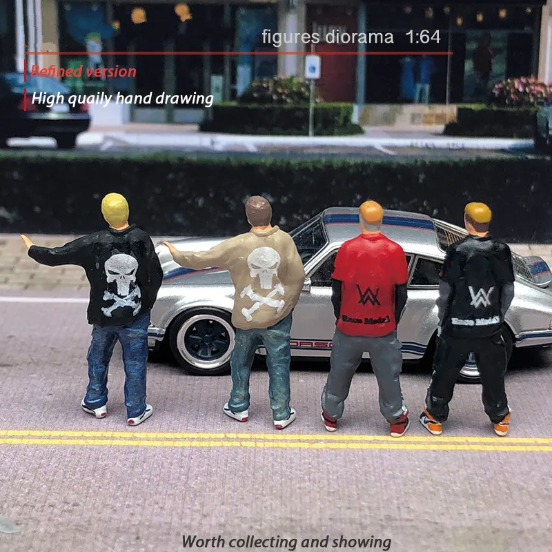 Модель для макросъемки с изображением персонажа из смолы в масштабе 1:64 | Игрушки