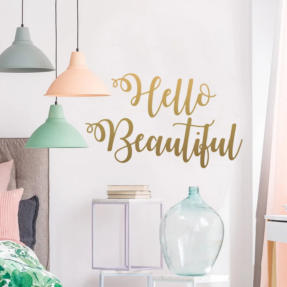 Семейный Хеллоу красивая наклейка на стену самоклеящаяся виниловая