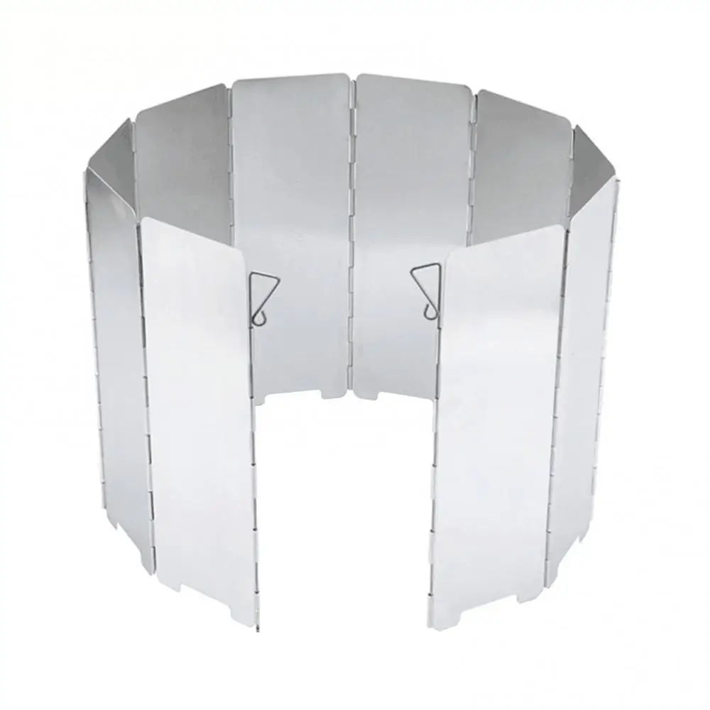

60%HOT10 pieces/set of outdoor picnic gas stove wind shield, foldable burner wind screen, outdoor stove wind shield