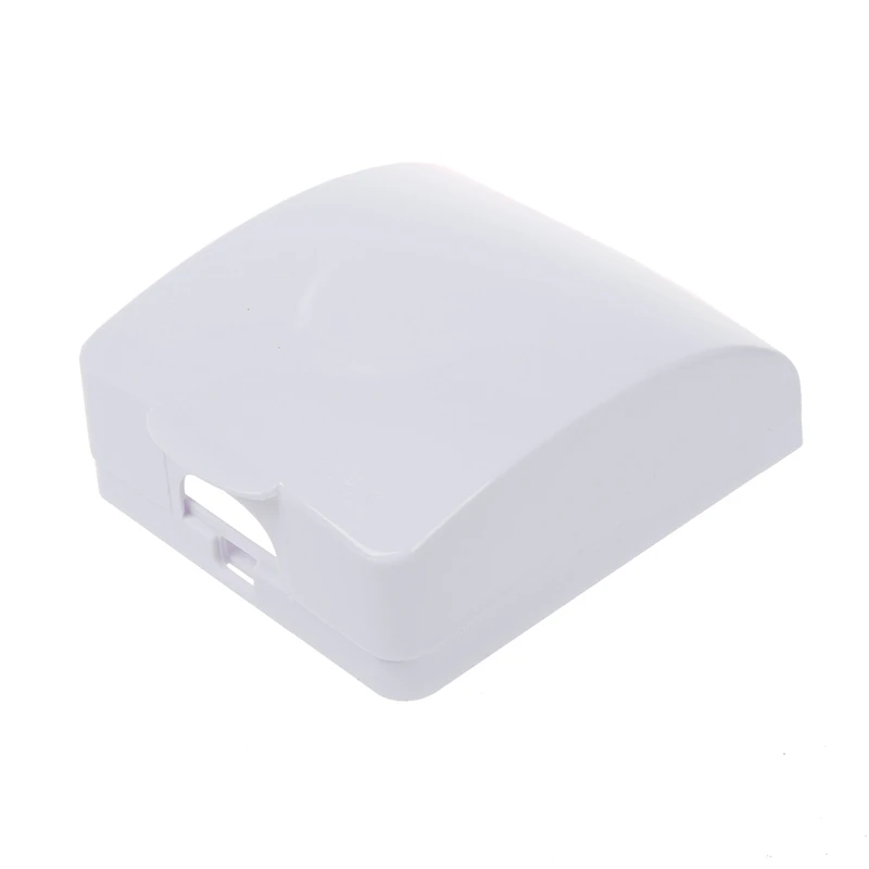 Настенный защитный чехол для ванной комнаты с откидной крышкой белый