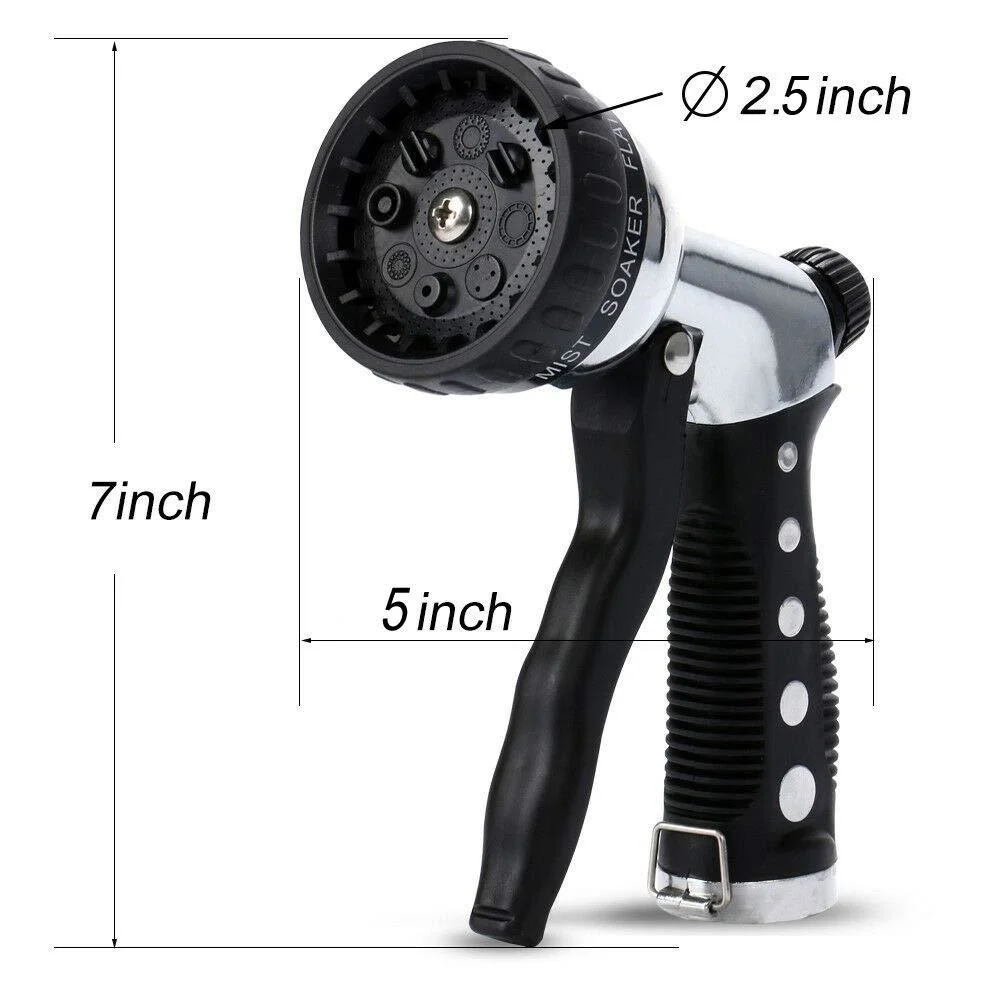 Многофункциональный водяной пистолет для мойки автомобилей металлический