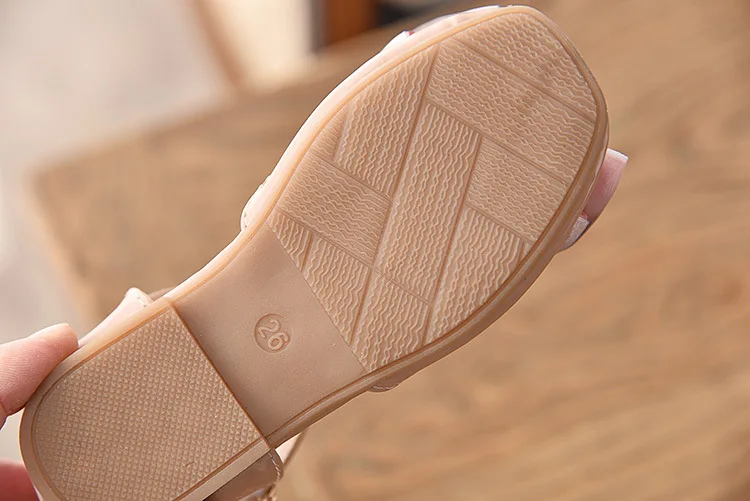 Модное платье принцессы с бантом Детская обувь для маленьких девочек вечерние