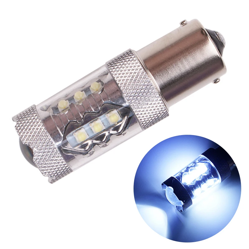 

Led Lamp S25 2828 1156 80W 16LED Led Bulbs for Turn Signal Light Backup Reverse Lamp Daytime Running Light Accessorise