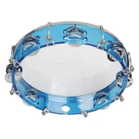 8 inch self tuning handbell tambourine double row tambourine percussion instrument educational toy instrument