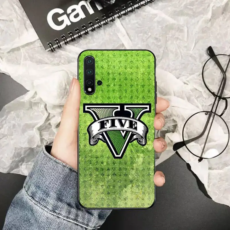 PENGHUWAN Горячая Grand Theft Auto GTA 5 мягкий чехол для задней панели мобильного телефона Huawei