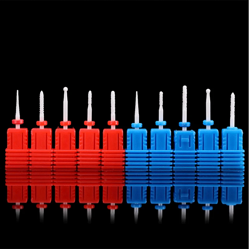 

3/32" Ceramic Nail Drill Bit For Electric Machine Milling Cutter For Manicure Pedicure File Reinforce Nail Art Polishing Remove