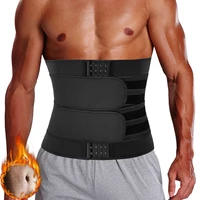 mens waist trainer fitness trimmer belt sauna corsets for abdomen slimming body shaper weight loss sweat workout fat burner