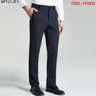 Брюки мужские прямые большого размера 8XL 9XL 10XL, деловые Костюмные штаны, 46 50 52 48, весна