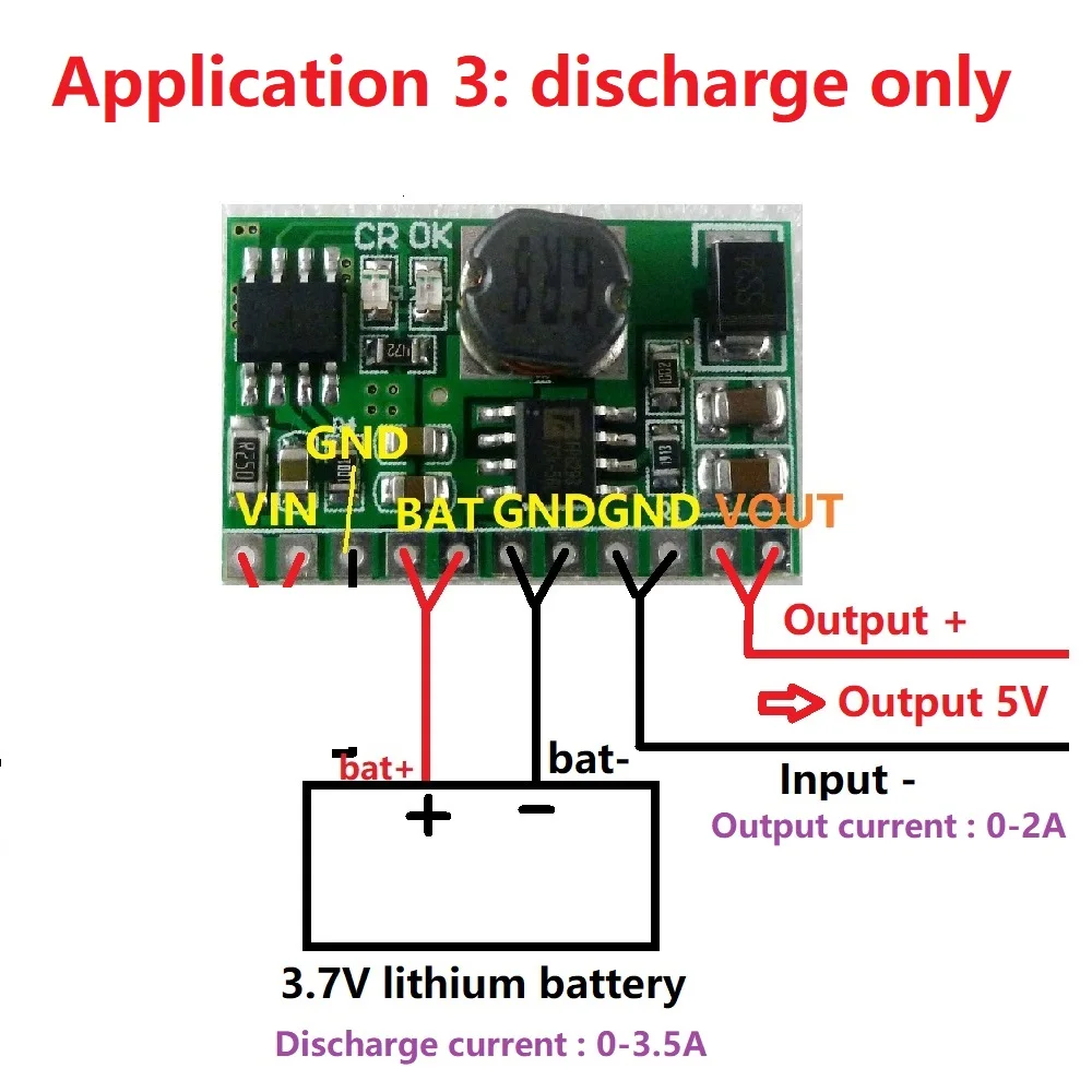 5V/2.1A из UPS мобильный Мощность Diy доска Зарядное устройство и повышающий конвертер