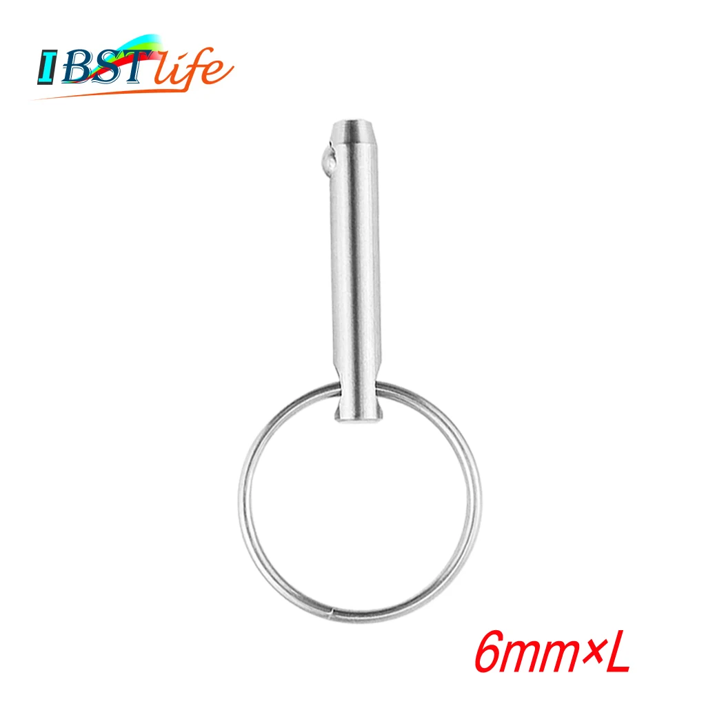 

6mm Marine Grade 316 Stainless Steel Quick Release Ball Pin for Boat Bimini Top Deck Hinge Marine hardware Boat