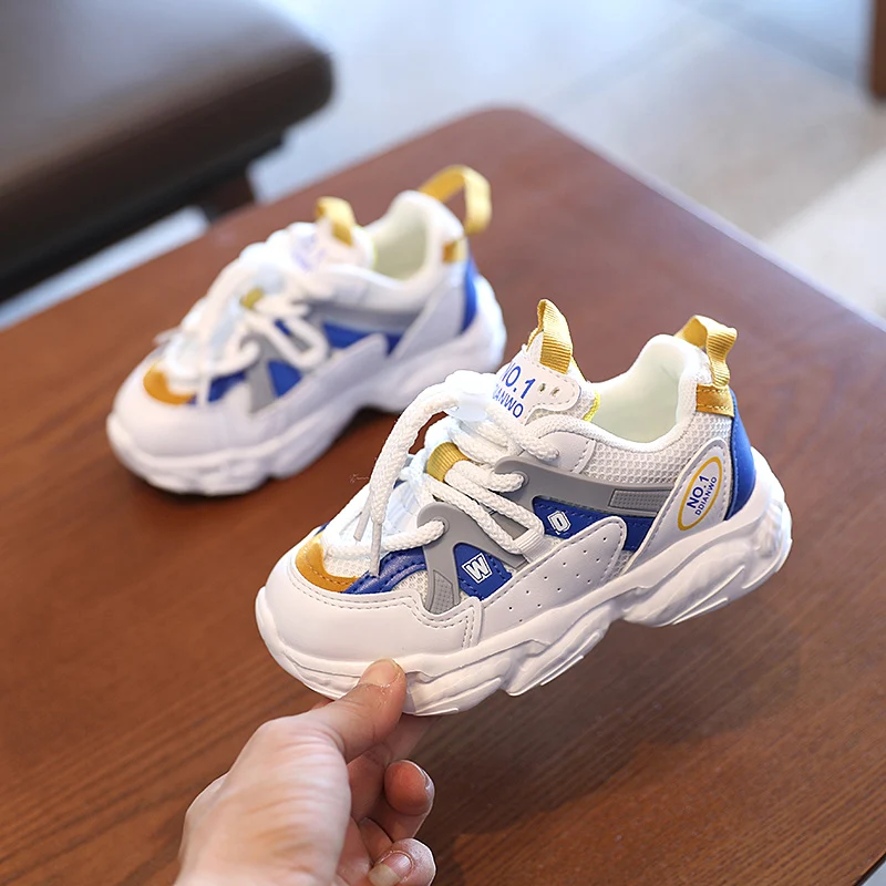 

New Kids Pu Leather Shoes Baby Girls Sport Sneakers Children Shoes Boys Fashion Casual Shoes Soft Brand Trainer