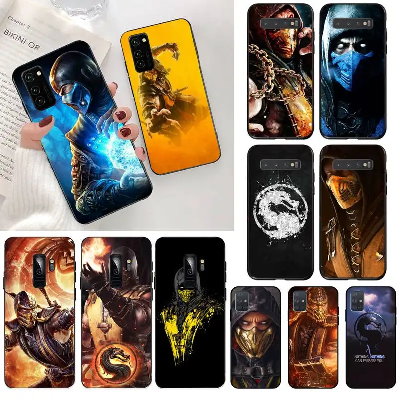 

YJZFDYRM Scorpion In Mortal Kombat Soft Rubber Phone Cover for Samsung S20 plus Ultra S6 S7 edge S8 S9 plus S10 5G lite 2020