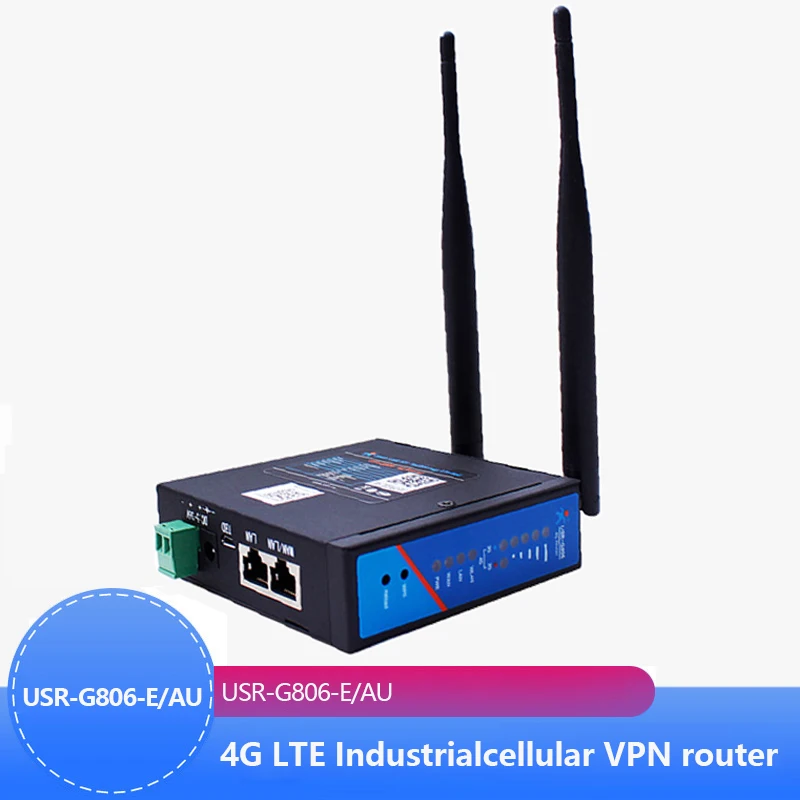USR-G806-E/AU Europa/Australien Version Industrielle Router Hohe Zuverlässigkeit und Stabilität Industrie router mit SIM karte slot
