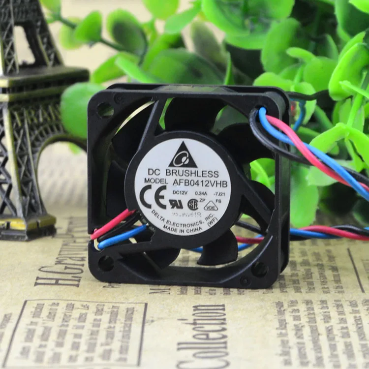 Delta 4015 12V 0.24a 4 см/см Максимальный расход воздуха двойной шар чехол вентилятор