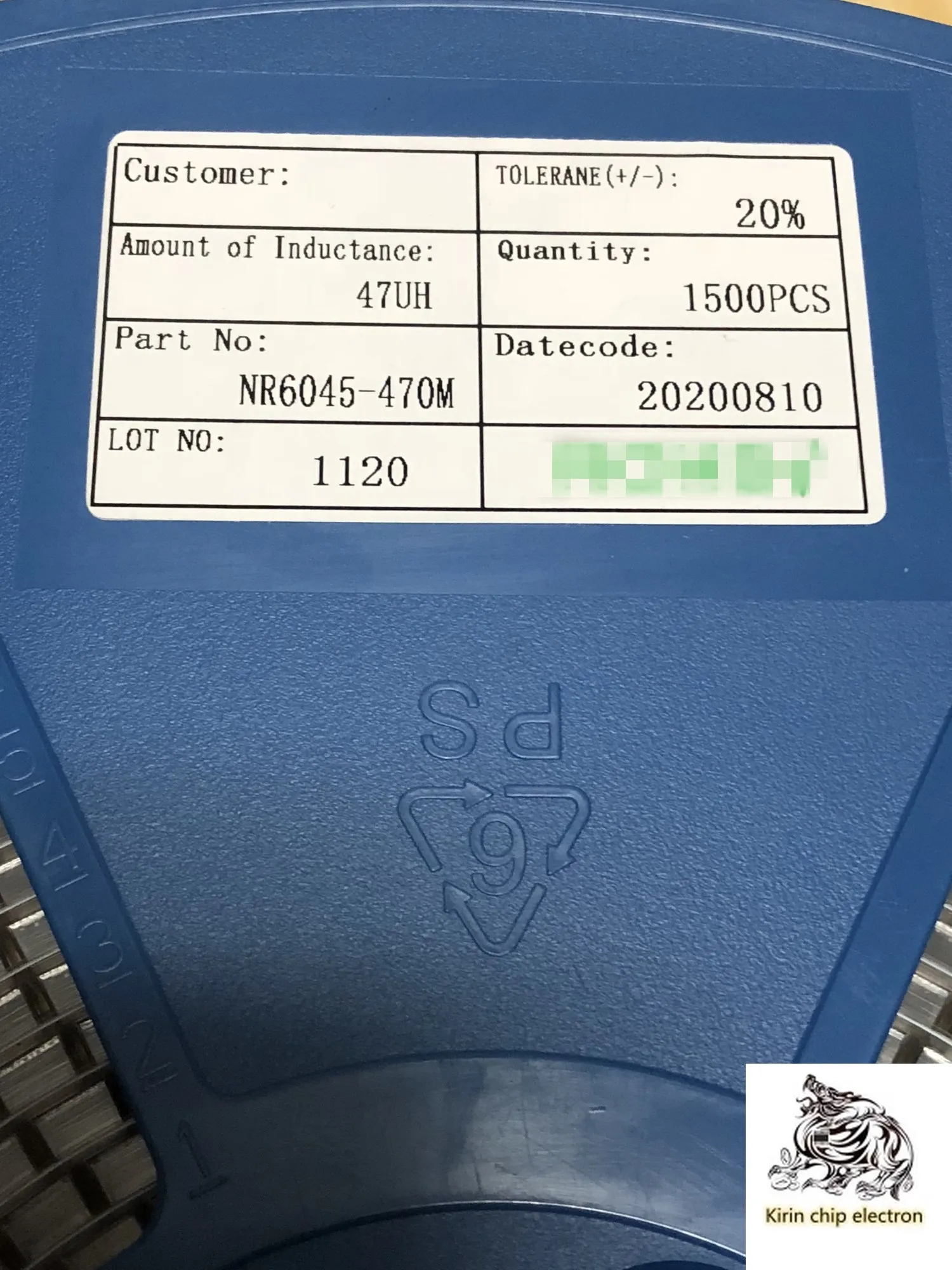 100 шт./лот nr6045 470m трафаретная печать 470 47uh 20% 5 5*6*4 SMD магнитный клей индуктор силовая