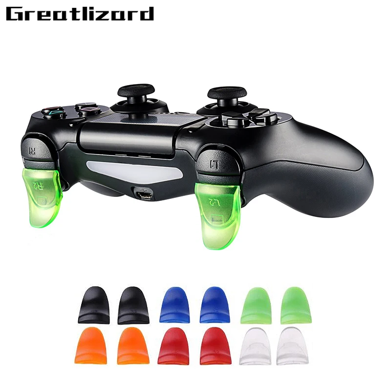 1 пара кнопок расширителей L2 R2 для PlayStation 4 PS4 Slim Pro|Запасные части| |