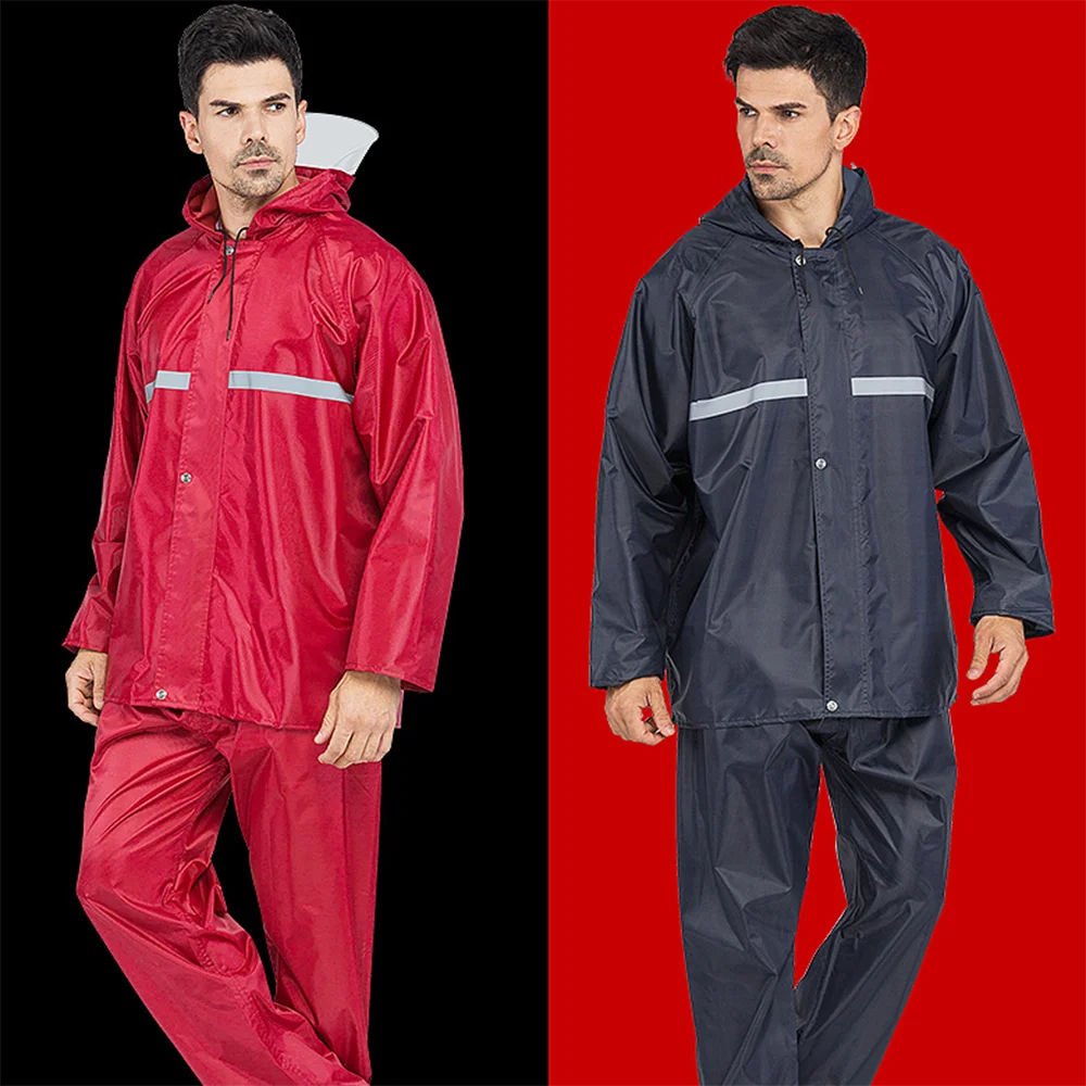 Мужской и Женский дождевик модный для активного отдыха походов ветрозащитный