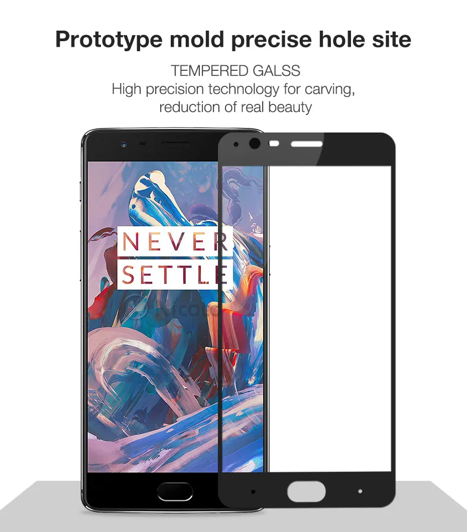 2Pcs/Lot Full Cover Tempered Glass For OnePlus 3 3T 5 5T 6 6T 7 7T Screen Protector For One Plus 3 t 5t 6t 7 t 8T Nord N100 N10