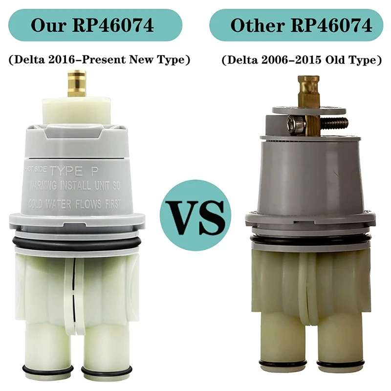 

D08D Faucet Replacement Core Repair Kit Compatible Shower Pipes for Showers and Bathtubs Delta 13/14 Series Sturdy