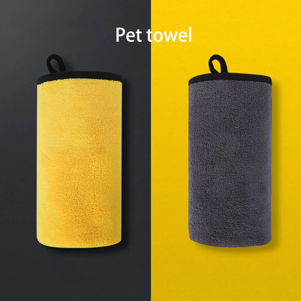 

Pet Towel Bath Fiber Towel Soft Lint-free Dogs Cats Bath Towels Clean Up Absorbent Quick-drying Large Thick Towel Pet Products