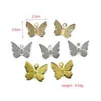 junkang 200pcs colorful and cute butterfly diy handmade jewelry accessories wholesale earrings pendants