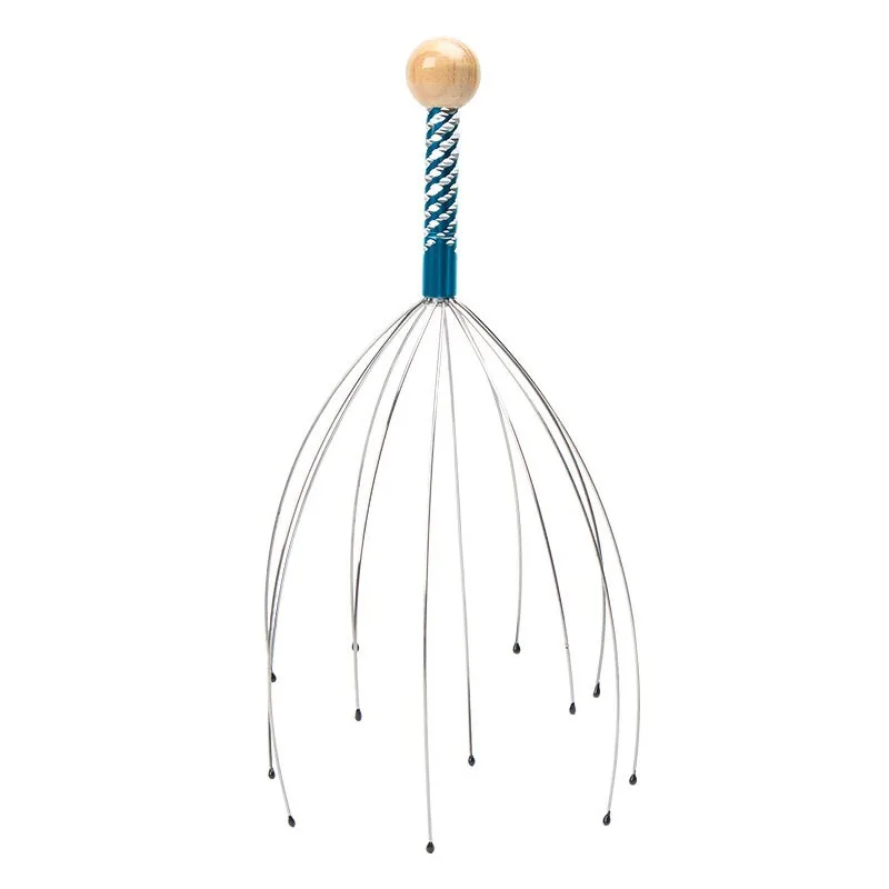 

1Pcs Head Massager Neck Massage Octopus Scalp Stress Alloy Healing Spa Relax Scalps Claw Relaxing Head Massage Supplies