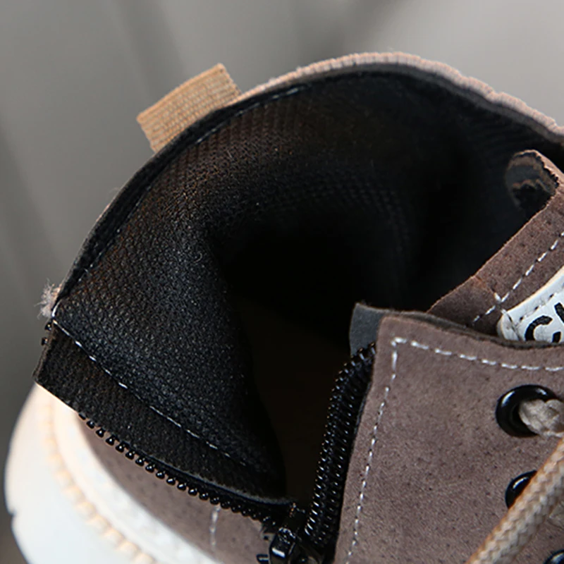 Детская осенне-зимняя обувь с мехом плюшевой подкладкой | Мать и ребенок