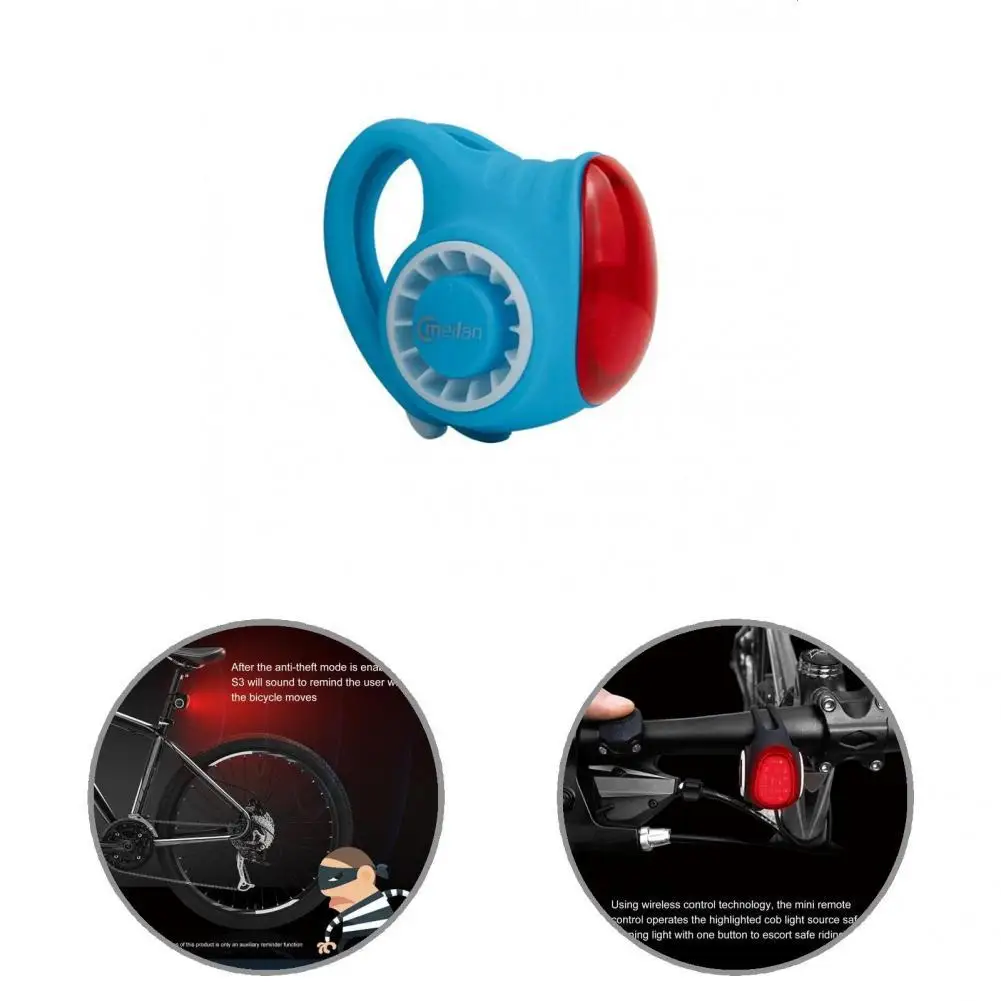 

Intelligent Bike Tail Horn Universal Bike Accessory Reliable for Outdoor Bicycle Rear Light Alarm Bicycle Rear Light