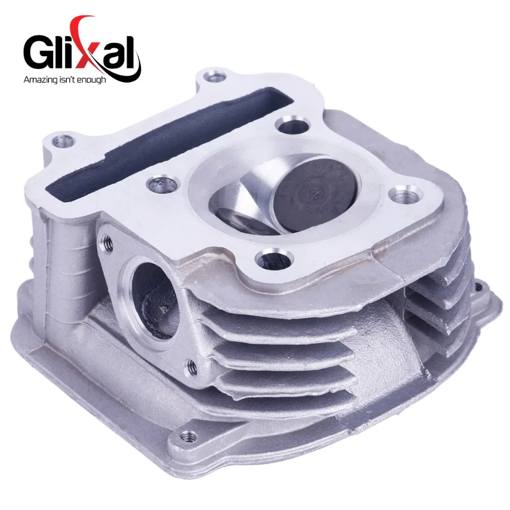 Glixal GY6 160cc китайский скутер 58,5 мм высокопроизводительная головка цилиндра в сборе с клапанами 4T 157QMJ ATV Go Kart Багги мопед Quad