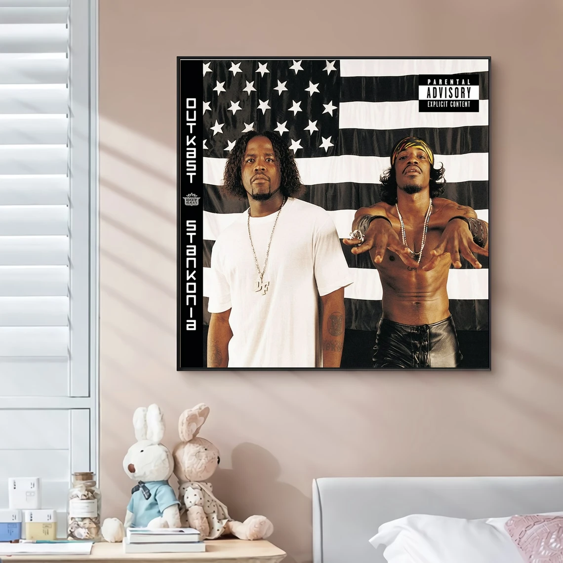 

OutKast Stankonia музыкальный альбом Обложка холст постер хип-хоп рэпер Поп-музыка знаменитости настенная живопись художественное украшение