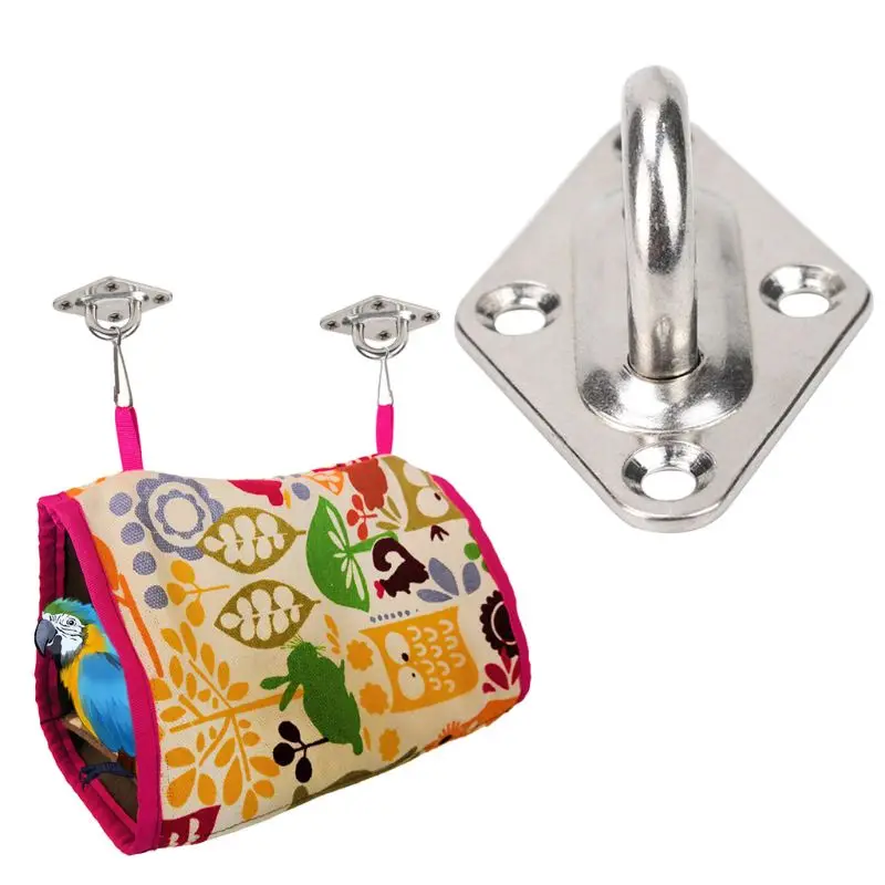 

T3ED 304 Stainless Steel Ceiling Wall Mount Hook Heavy Duty Eye Plate For Boat Yoga Swings Hammocks