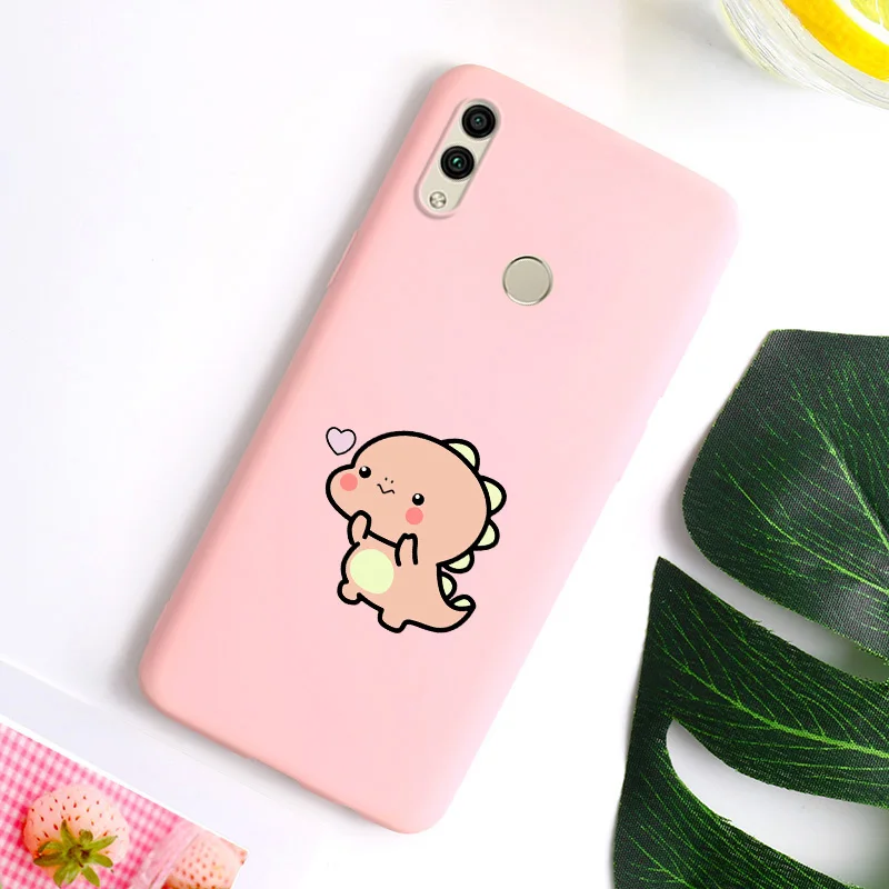 Cute fish cat color phone case For Huawei Honor 8C 10i P SMART plus 2019 8X 8A 8S Y5 Y7 pro Y6 prime pink soft TPU cover |