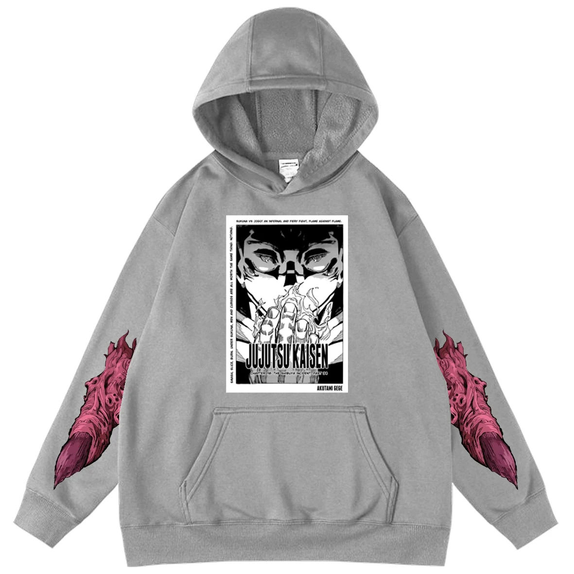 

Jujutsu Kaisen Cuff Print Hoodies Pullover Hooded Sweatshirts Children's Clothing Clothes for Teens Hot Sale Streetwear Hoodie