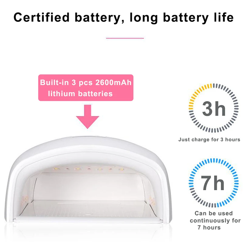 Лампа SUN УФ светодиодный LED для сушки ногтей Индукционная лампа с инфракрасным