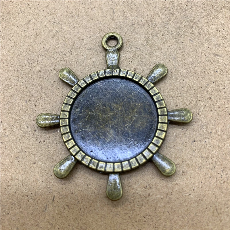 Настройки кабошона из сплава 2 шт. 25 мм стеклянный кабошон металлическая основа