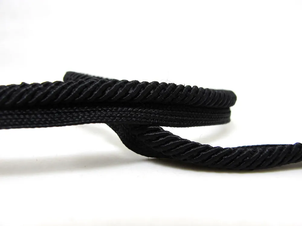 5 ярдов [черный] окантовка для губ корд обивки подушек отделка швейные