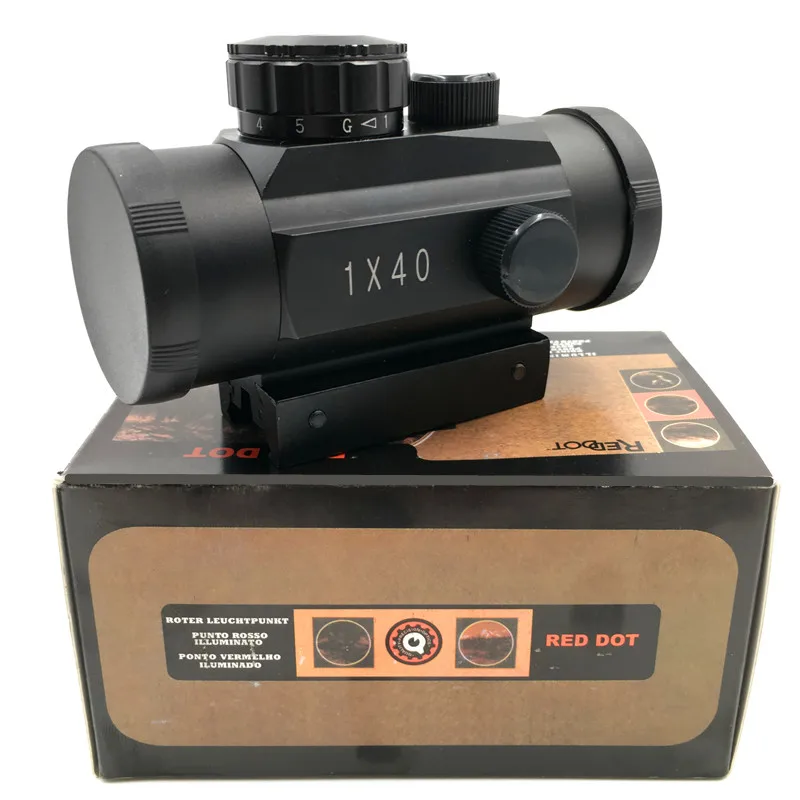 Holographic 1x40 Red Dot Sight For Hunting Glock Tactical Optical Airsoft Weapons Rifle Scope Collimator Equipment | Спорт и