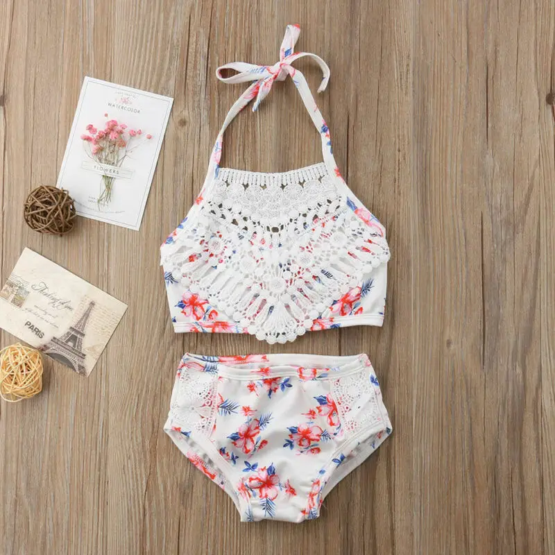 

Newborn Baby Girl Bikini Set Swimwear Swimsuit Bathing Suit Swimming Clothing