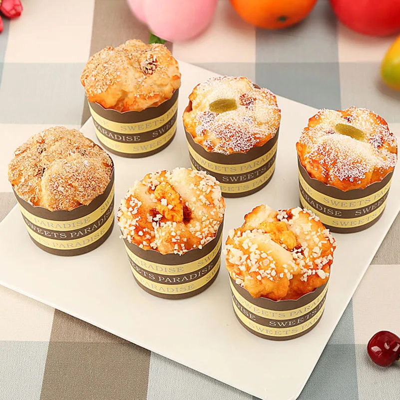 6pcs 6 шт., искусственное пирожное, имитация еды, магнитная паста для холодильника, торт, украшение для дома, дисплей, свадебное украшение, День святого Валентина - Цвет: 6pcs
