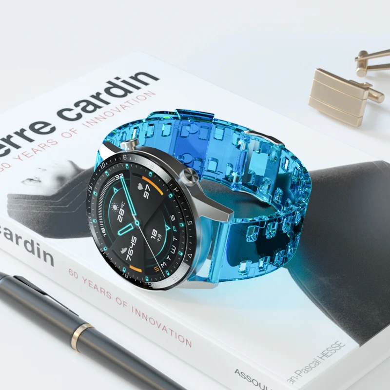 

Watchbands 18 20 22mm For huawei watch 3 gt 2 2e/honor magic watch 2 for samsung galaxy watch active 2 gear s3 Replacement strap