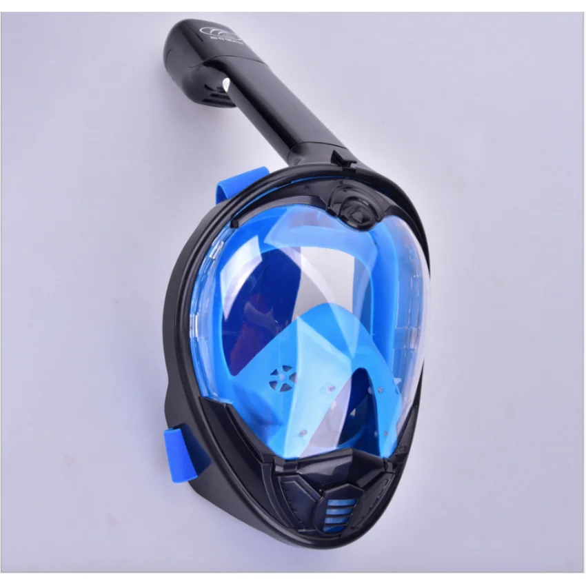 Spot snorkeling mask full dry swimming equipment adult silicone snorkeling suit double tube optical diving goggles