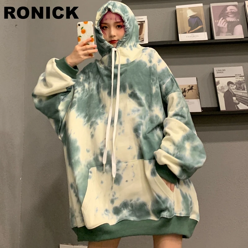 Женские толстовки ROENICK на осень и зиму свитшоты бархатные пуловеры оверсайз в